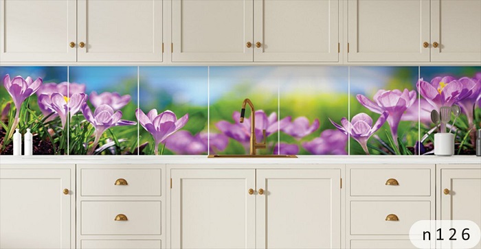 طرح های بین کابینتی شیشه ای طرح طبیعت