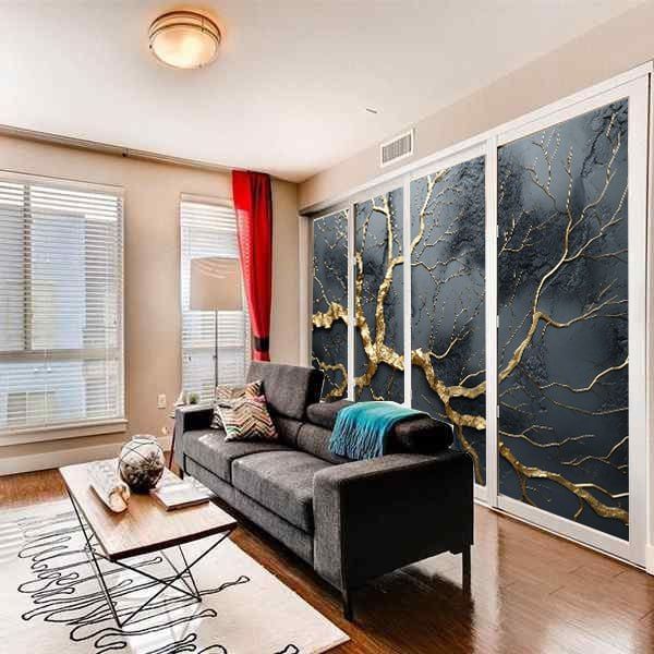 طرح های درب کمد دیواری شیشه ای